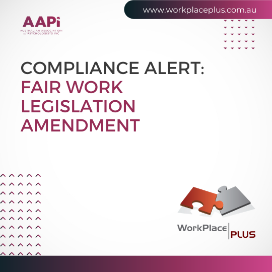 Fair Work Legislation Amendment